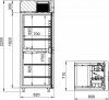 Шкаф холодильный F0,7-Gcc